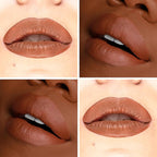The Lip Bar - Nonstop Liquid Matte Lipstick Mini 2-Pack, Naturalista (Soft Brown) + Low Key - High Pigment - One Swipe - Long Lasting - Jojoba Oil & Vitamin E - Vegan - .24 fl oz each