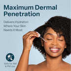 QRxLabs Hyaluronic Acid Serum with Vitamin B5-2 Fl Oz Hydrolific Serum - Deep Hydration & Superior Absorption - Chemical Peel Neutralizer - Paraben-Free & Cruelty-Free Beauty