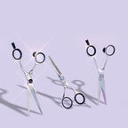 Cricket S3 Premium Series 500 Professional Hair Cutting Shears - High-Performance Swedish Steel, Convex Edge Blades, Adjustable Tension Knob - Durable, Precision Styling Scissors – 5 Inch