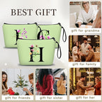 Birthday Inspirational Bridesmaid Proposal Team Small Gifts for Women Mom Aunt Teacher Sister Coworkers Makeup Cosmetic Bag Travel with Mirror Mothers Day Christmas Graduation H