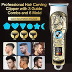 Professional Hair Clippers for Men Clippers and Trimmers Set, Cordless Hair Clippers, Haircutting Machine with Led Display for Barber Mens Grooming Kit