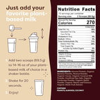 FlavCity Vegan Protein Powder - Chocolate Peanut Butter - 20g Almond, Plant Based Protein Powder - Dairy-Free Shake - With Organic Fruit, Reishi & Cordecyps Mushrooms - No Blender Needed (15 Servings)