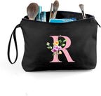 SEAMOON Bridesmaid Proposal Bridal Birthday Unique Gifts for Women Bride Friend Bestie Personalized Travel Make up Cosmetic Bag with Mirror Valentines Mothers Day Christmas Graduation R