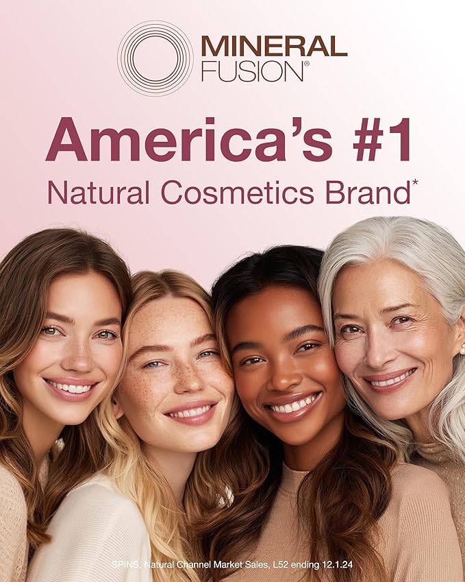 Mineral Fusion Eye Pencil (Dark Brown - Touch) - Eyeliner with Soothing Chamomile, Meadowfoam & Vitamin E - Smooth & Long Lasting, Hypoallergenic, Non-Irritating Eye Makeup