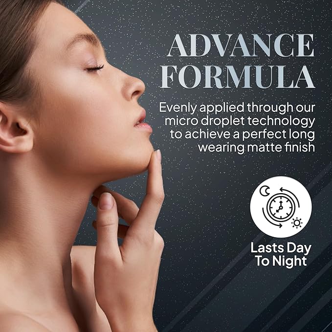 ERA Face spray makeup (R2 Ivory, 2.25 oz) - airbrush foundation, everyday, buildable, professional spray on cosmetics by Era Beauty