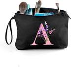 SEAMOON Women Birthday Unique Maid of Honor Friendship Gifts for Women Sister Bridesmaid Bride Personalized Travel Makeup Cosmetic Bag with Mirror Valentines Mothers Day Christmas Graduation A