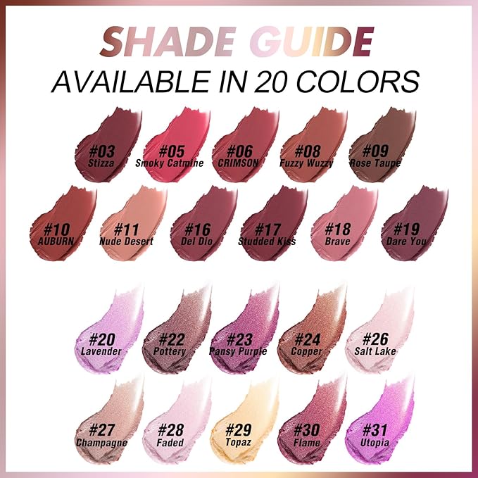 FOCALLURE Ultra Chic Lipstick,Rich Vitamin E Lip Crayon,Lightweight Color without Drying or Fading,Long Lasting Waterproof Lips Makeup,DARE YOU