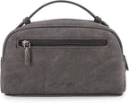 Montana West Wrangler Makeup Bag for Women Small Cosmetic Toiletry Bags Western Make Up Pouch Durable Cute Travel Purse, Grey