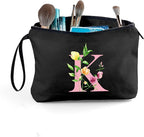 Mom Birthday Thank You Appreciation Gifts for Women Aunt Teacher Coworkers Bride Bridesmaid Monogrammed Travel Makeup Cosmetic Bag with Mirror Valentines Mothers Day Christmas Graduation K