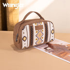 Montana West Wrangler Makeup Bags for Women Portable Aztec Toiletry Bag Southwestern Travel Cosmetic Organizer for Gift