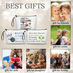 Girls Basketball Bag - Make Up Bag for Teens, Basketball Gifts for Women