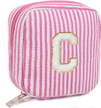 LETGO Small Makeup Bag for Women - Personalized Cute Makeup Pouch for Girlfriend Bridesmaid Wife | Cosmetic Travel Toiletry Bag for Friend | Birthday Gift Idea for Her Mom