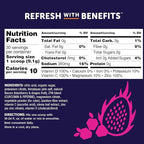 ZYN Electrolyte Hydration Drink Mix (30 Servings), BlackBerry Dragonfruit Electrolytes Powder, Hydrating Formula w/Turmeric Curcumin, Vitamin C & D, Zinc, Electrolyte Support Drink Mix