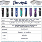 Detachable A Series Wide 15 Blade Dog Grooming Cut Length 3/64" - 1.0mm Japanese Carbonized Steel Wide Blades 15 Clipper Blades and Dog Clipper Blades 15 Compatible A5 Series(15W)