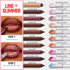 Revlon Super Lustrous Glimmer Gloss, Non-Sticky Lip Gloss, High-Shine Finish, Plant-Based Glitter, 002 Pink Prisma, 0.13 fl oz