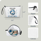 Volleyball Gifts,Volleyball Stuff,Volleyball Senior Night Gifts,Travel Makeup Bag,Birthday Gifts for Women,Gifts for Volleyball Players,Make Up Bags for Women,Gifts for Teen Girls