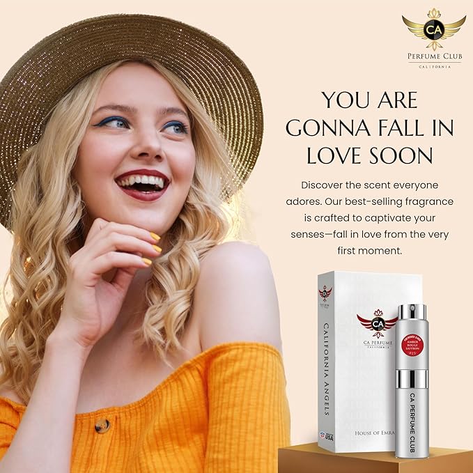 CA Perfume Impression of Bright Crystal For Women Replica Version Fragrance Dupes Eau de Parfum Spray Refillable Atomizer Bottle 0.27 Fl Oz/ 8ml