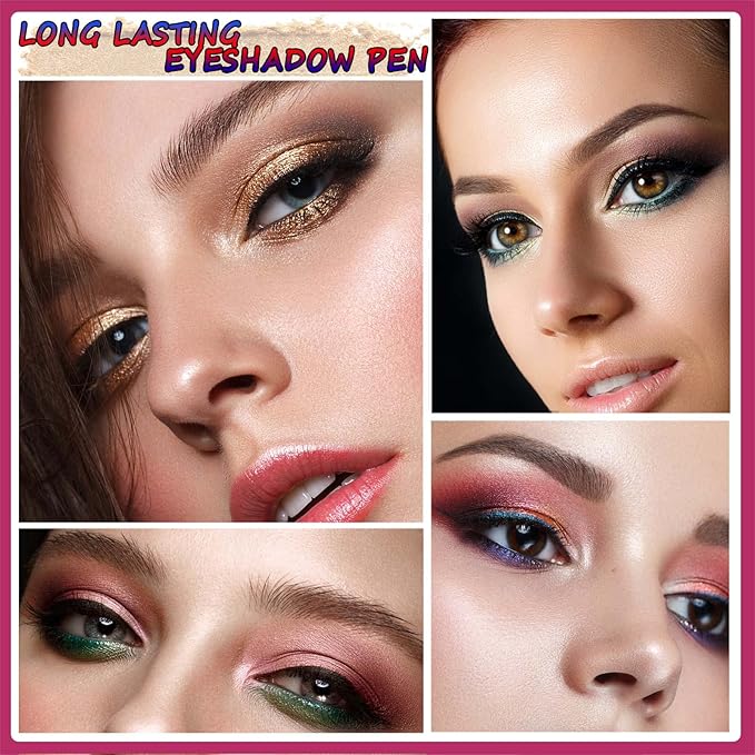 Green Eyeshadow Stick Eye Makeup Cream Smooth Shimmer Eyeshadow Pencil Primer Glitter Dark Light Matte Single base Crayon Primer Palette Eyeliner Hypoallergenic Waterproof Long Lasting