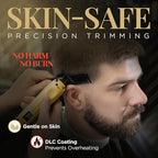 Fagaci Professional Hair Clippers for Men with Superior Precision, Brushless Motor Barber Clippers and Trimmers Set, 5X Longer Sharpness Hair Cutting Kit, Mens Haircut Cordless Clipper for Barber
