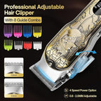 Professional Hair Clippers for Men Clippers and Trimmers Set, Cordless Hair Clippers, Haircutting Machine with Led Display for Barber Mens Grooming Kit