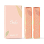 Oulac Moisturizing Shine Lipstick For Women Christmas Set 2PCS, 2 in 1 Tinted Lip Balm for Winter, Hydrated Juicy and Glossy Lip Color for Dry, Cracked and Chapped Lips, Vegan [06+15]