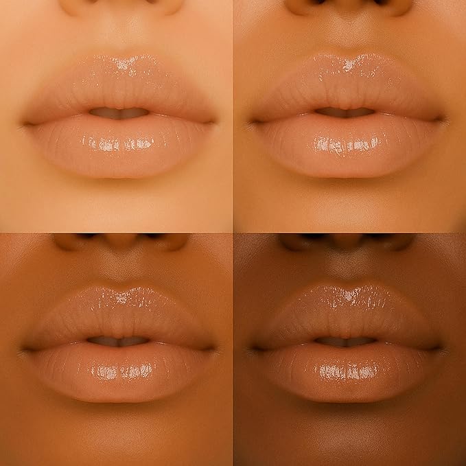 Formless Beauty by Jenny McCarthy – Bliss Lip Gloss (Transparent Nude Gold Shimmer) – Clean, Hydrating, Non-Toxic, Vegan Shine