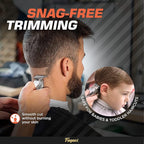 Fagaci Professional Hair Clippers, Hair Scissors & Hair Trimmer Set with Extreme Precise Cut, Cordless Hair Clippers for Men Professional, Barber Clippers 440C, Hair Trimmers for Men, Hair Shears