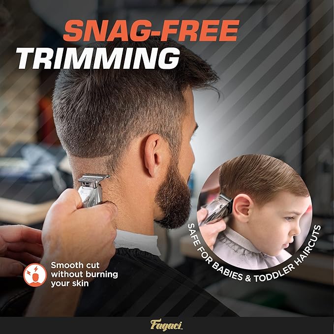 Fagaci Hair Clippers for Men & Double Foil Shavers, Barber Clippers for Hair Cutting, Cordless Hair Clippers and Trimmers Set, Maquina de Cortar Cabello, 5 Speeds Electric Shavers for Men