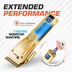 Fagaci Hair Clippers for Men Professional with Precise Cutting, Turbo Power Professional Barber Clippers Cordless, Powerful Motor Fade Mens Hair Clipper Set, Precision Blades Haircut Machine Kit