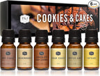 P&J Trading Fragrance Oil Cookies & Cakes Set | Candle Scents for Candle Making, Freshie Scent, Soap Making Supplies, Diffuser Oil Scents