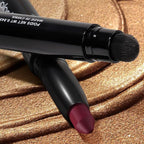 Longwear Cream Eye Shadow Sticks(71 Cranberry Matte),Smudge-Proof, Waterproof Eyeshadow,Silky Formula Glitter With Makeup Brush,Red Eyeshadow Stick