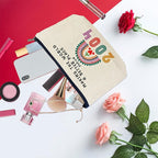 21th Birthday Gifts for Girls Makeup Bags, 2004 Happy 21th Birthday Decorations for Teen Girls, 21 Year Old Girl Birthday Gifts for Daughter, Sister, Granddaughter, Cosmetic Travel Pouch, Christmas
