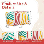 SOIDRAM Makeup Bag Preppy Cosmetic Bag Bulk Makeup Pouch Personalize Travel Toiletry Bag Organizer Cute DIY Makeup Brushes Storage Bag for Women