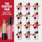 Revlon Super Lustrous Lip Gloss, Non-Sticky, Hydrating, High Shine Finish, 310 Choco Crush, 0.13 oz