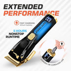 Fagaci Professional Hair Trimmer & Hair Clippers Set with Precise Cutting, Cordless Hair Clippers for Men Professional, Barber Clippers, Hair Trimmers for Men, Hair Clippers Cordless 440C Blades