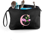 Happy Birthday Friendship Womens Bridesmaid Coolest Gifts for Sister Teacher Coworkers Personalized Travel Makeup Cosmetic Bag with Mirror Valentines Mothers Day Christmas Graduation C