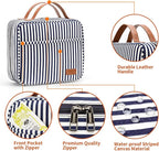 Bosidu Hanging Travel Toiletry Bag,Large Capacity Cosmetic Travel Toiletry Organizer for Women with 4 Compartments & 1 Sturdy Hook,Perfect for Travel/Daily Use/Christmas