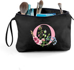SEAMOON Women Birthday Unique Maid of Honor Friendship Gifts for Women Sister Bridesmaid Bride Personalized Travel Makeup Cosmetic Bag with Mirror Valentines Mothers Day Christmas Graduation O