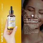 artnaturals Lactic Acid plus AHA Face Serum for Brightening Boost with Renewing Formula - Scars, Acne, Wrinkles - Exfoliates and Moisturizes the Skin - 1 oz.