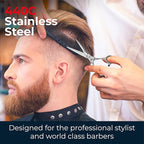 Saki Ha Professional Hair Shears Set 7.0 Inch - Includes Hair Scissors, Thinning Shears and Razor - Handmade from Japanese Steel