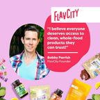 FlavCity Vegan Protein Powder - Chocolate Peanut Butter - 20g Almond, Plant Based Protein Powder - Dairy-Free Shake - With Organic Fruit, Reishi & Cordecyps Mushrooms - No Blender Needed (15 Servings)