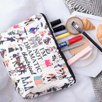 I'm Not Dramatic I'm Theatrical Makeup Bag Broadway Musical Gift Theatre Bag Pencil Case Fun Theatrical Design Makeup Bag (Not dramatic)