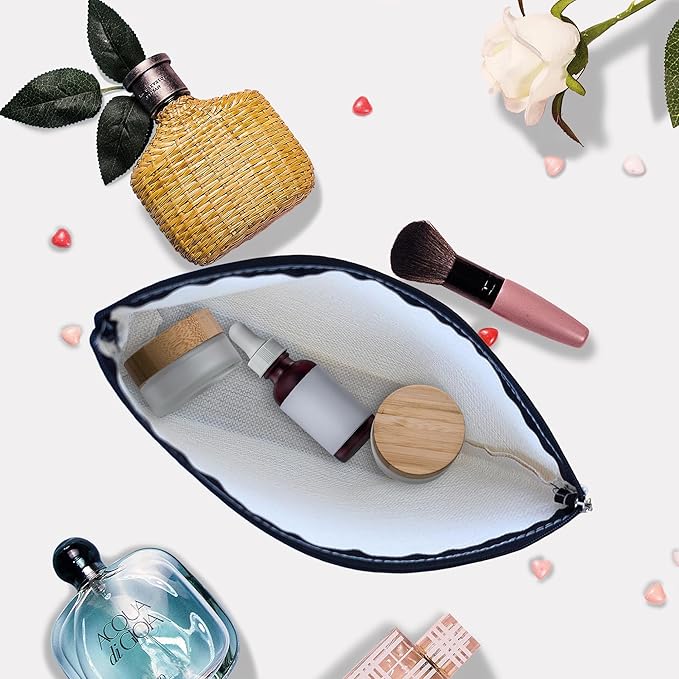 Makeup Bag Graffiti Pattern Cosmetic Bag Mini Portable Travel Toiletry Bag Organizer Makeup Brushes Aesthetic Accessories Waterproof Storage Bag for Women