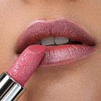 Anglicolor Glitter Metallic Mauve Lipstick,High Impact Lipcolor,Lightweight Hydrating Formula Smooth and Non-Sticky,Rose Pink Lipstick For Women,Full-Coverage Lip Makeup(01 COSMOPOLIS, 4g)