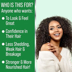 Jamaican Black Castor Oil for Hair Growth. Strengthens & Hydrates Thinning, Dry Hair for a Healthier-Looking Scalp. For Women & Men – Vegan & Unscented 1oz Serum