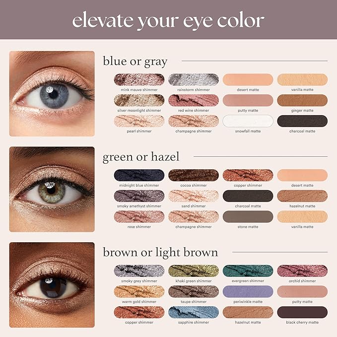 Julep Eyeshadow 101 Cream-to-Powder Waterproof Shadow Stick – Red Wine Shimmer – Long-Lasting, Crease-Proof, Warm Red Shimmer Cream Eyeshadow with Built-in Smudger