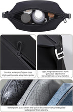 6"x 11" 6L Large Silicone Toiletry Bag,Waterproof Leakproof Foldable Travel Organizer,Dopp Kit Alternative for Men & Women,Black