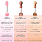 Julep So Plush Glossy Lip Oil – Hydrating Lip Tint with Apricot, Avocado & Jojoba Oils – Non-Sticky Shine, Moisturizing Lip Gloss for Soft, Nourished Lips – Vegan & Cruelty-Free (05 Fresh Peach)