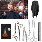 Professional Barber Scissors Hair Cutting Shears Kit, Thinning Shears for Hair Cutting, Haircut Scissors Wig Trimming Texturize Shears Kit for Women Men
