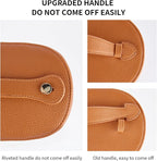 Makeup Bag, Toiletry Bag with Removable Zippered Inner Pocket, Portable Cosmetic Bag, Makeup Organizer for WomanTravel Make up Case (Light Brown)